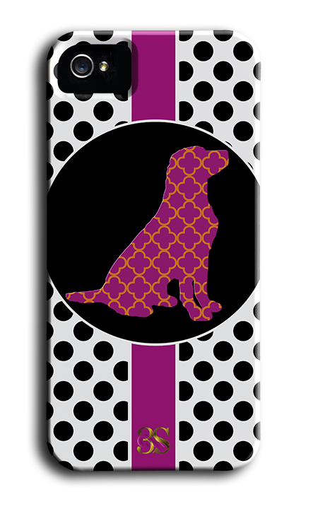 iPhone 5 Golden Poka Labrador