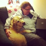 We-told-Teddy-there-wasnt-enough-room-for-him-in-that-chair-with-my-mom.-He-set-out-to-prove-us-wron