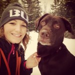 Winter-trekking-with-Bri-snow-winter-cold-lab-laboftheday-labradorretriever-iger-igdaily-instadog-in